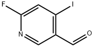 3-Pyridinecarboxaldehyde, 6-fluoro-4-iodo- Structure