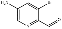 5-amino-3-bromopyridine-2-carbaldehyde 化学構造式