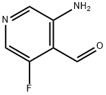 4-Pyridinecarboxaldehyde, 3-amino-5-fluoro- Struktur