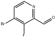 4-bromo-3-fluoropyridine-2-carbaldehyde Struktur