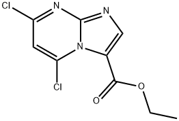 ethyl 5,7-dichloroimidazo[1,2-a]pyrimidine-3-carboxylate Structure