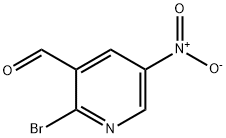 3-Pyridinecarboxaldehyde, 2-bromo-5-nitro-|2-溴-5-硝基烟碱醛