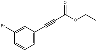 2-Propynoic acid, 3-(3-bromophenyl)-, ethyl ester 化学構造式