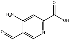 4-amino-5-formylpyridine-2-carboxylic acid Structure