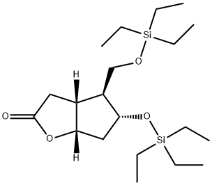 2H-Cyclopenta[b]furan-2-one, hexahydro-5-[(triethylsilyl)oxy]-4-[[(triethylsilyl)oxy]methyl]-, (3aR,4S,5R,6aS)-