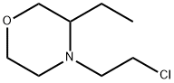 Morpholine, 4-(2-chloroethyl)-3-ethyl- Struktur