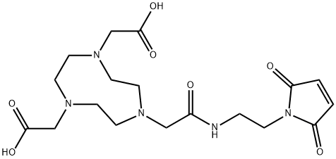 Maleimido-mono-amide-NOTA, 1295584-83-6, 结构式
