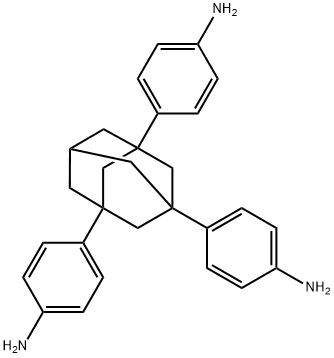 4,4',4''-((1s,3s,5s)-adamantane-1,3,5-triyl)trianiline Structure