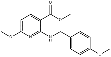 3-Pyridinecarboxylic acid, 6-methoxy-2-[[(4-methoxyphenyl)methyl]amino]-, methyl ester