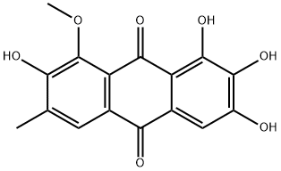 9,10-Anthracenedione, 1,2,3,7-tetrahydroxy-8-methoxy-6-methyl-|1,2,3,7-四羟基-8-甲氧基-6-甲基-9,10-蒽醌(液相98%,核磁有异构体)