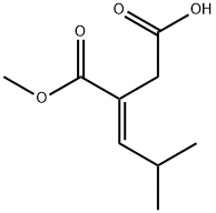 Butanedioic acid, (2-methylpropylidene)-, 1-methyl ester, (2E)- (9CI) 结构式