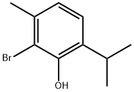 Phenol, 2-bromo-3-methyl-6-(1-methylethyl)- 化学構造式