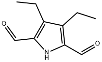 3,4-DIETHYL 1H-PYRROLE-2,5-DICARBOXALDEHYDE, 130274-66-7, 结构式