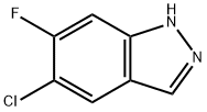 1H-Indazole, 5-chloro-6-fluoro- Structure