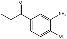 1-(3-Amino-4-hydroxyphenyl)-1-propanone  化学構造式