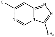 1,2,4-Triazolo[4,3-c]pyrimidin-3-amine, 7-chloro- Struktur