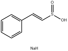 Ethenesulfinic acid, 2-phenyl-, sodium salt (1:1), (1E)- Structure