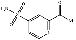 2-Pyridinecarboxylic acid, 4-(aminosulfonyl)- Struktur