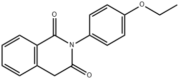 1,3(2H,4H)-Isoquinolinedione, 2-(4-ethoxyphenyl)- 化学構造式