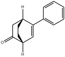 Bicyclo[2.2.2]oct-5-en-2-one, 5-phenyl-, (1R,4R)-,130913-07-4,结构式