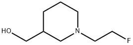 (1-(2-fluoroethyl)piperidin-3-yl)methanol 化学構造式