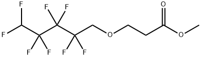 Methyl 3-(2,2,3,3,4,4,5,5-octafluoropentoxy)propionate 结构式