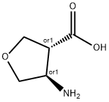 (3R,4R)-4-氨基四氢呋喃-3-羧酸,1309803-01-7,结构式