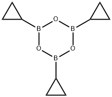 Boroxin, 2,4,6-tricyclopropyl- Structure