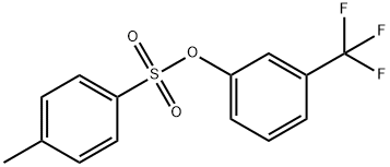 Phenol, 3-(trifluoromethyl)-, 1-(4-methylbenzenesulfonate) Struktur