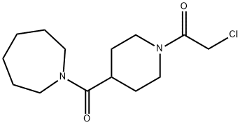 1-[4-(azepane-1-carbonyl)piperidin-1-yl]-2-chloroethan-1-one Structure