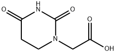 2-(2,4-dioxo-1,3-diazinan-1-yl)acetic acid Structure