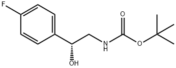 tert-butyl N-[(2R)-2-(4-fluorophenyl)-2-hydroxyethyl]carbamate Structure