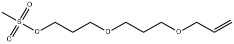 1-Propanol, 3-[3-(2-propen-1-yloxy)propoxy]-, 1-methanesulfonate Structure