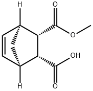 Bicyclo[2.2.1]hept-5-ene-2,3-dicarboxylic acid, 2-methyl ester, (1S,2S,3R,4R)- Structure