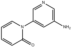 3-Amino-5-(1H-pyridin-2-one)pyridine 结构式