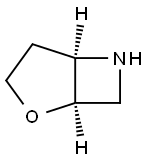 REL-(1R,5R)-2-氧杂-6-氮杂双环[3.2.0]庚烷 结构式