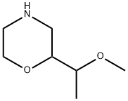 Morpholine, 2-(1-methoxyethyl)- Struktur
