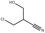 Propanenitrile, 3-chloro-2-(hydroxymethyl)- Structure