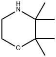 2,2,3,3-tetramethylmorpholine 化学構造式