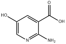 3-Pyridinecarboxylic acid, 2-amino-5-hydroxy- Struktur