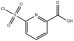 6-(Chlorosulfonyl)picolinicacid Structure