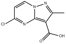 Pyrazolo[1,5-a]pyrimidine-3-carboxylic acid, 5-chloro-2-methyl-,1315364-92-1,结构式