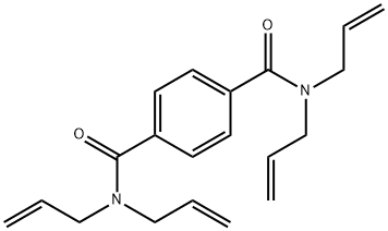 1-N,1-N,4-N,4-N-tetrakis(prop-2-enyl)benzene-1,4-dicarboxamide Struktur