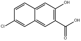 7-chloro-3-hydroxy-2-naphthoic acid Struktur