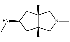 (3aR,5s,6aS)-N,2-dimethyloctahydrocyclopenta[c]pyrrol-5-amine Structure