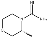 4-Morpholinecarboximidamide, 3-methyl-, (3R)- Structure