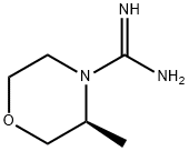 4-Morpholinecarboximidamide, 3-methyl-, (3S)- Struktur