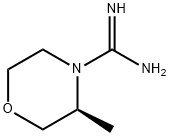 4-Morpholinecarboximidamide, 3-methyl-, (3S)- Structure