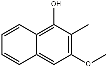 3-Methoxy-2-methylnaphthalen-1-ol Struktur