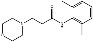 N-(2,6-Dimethylphenyl)-3-(4-morpholinyl)propanamide Structure